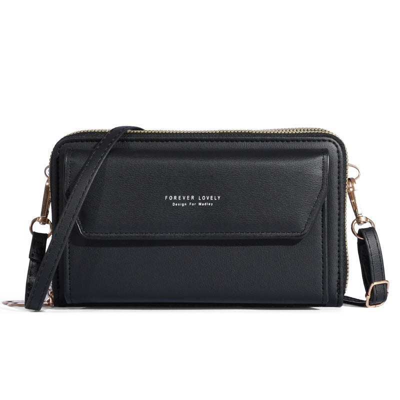 Women's Korean Large Capacity Mobile Long Clutch Phone Bags