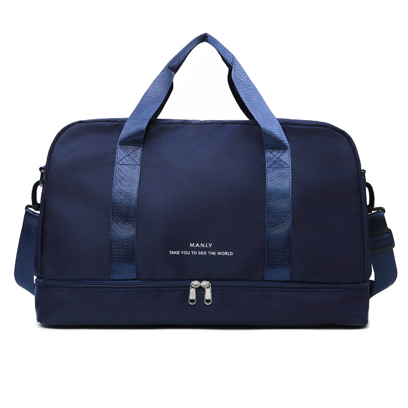 Women's & Men's & Large Capacity Short Business Trip Lightweight Dry Travel Bags