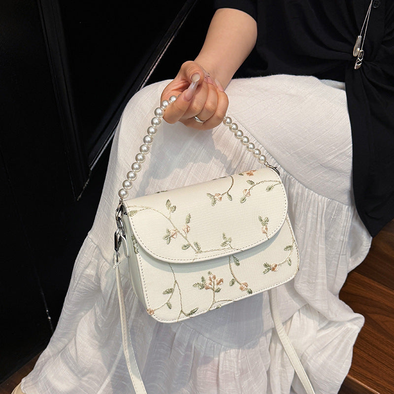 Women's Popular Lace Fashion Pearl High-grade Women's Shoulder Bag