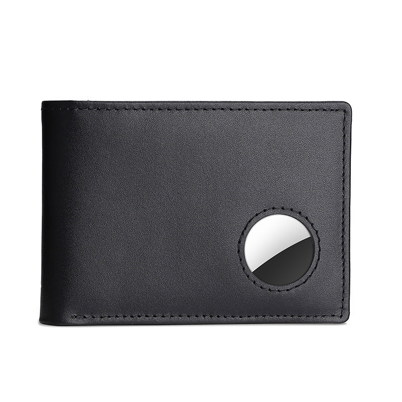 Men's Positioning Short Leather First Layer Cowhide Men's Wallet