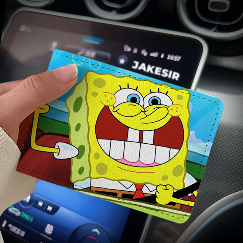 Octopus Funny Driving License Protective Cover Card Holder