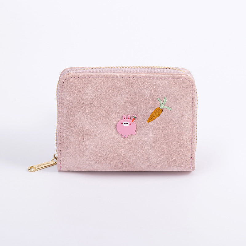 Female Short Versatile Korean Fashion Cute Fresh Card Holder