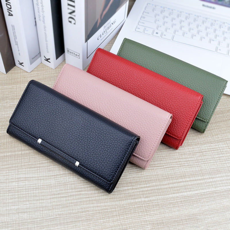 Women's Female Long Clutch Mom Fashion Simple Large Ladies Wallet