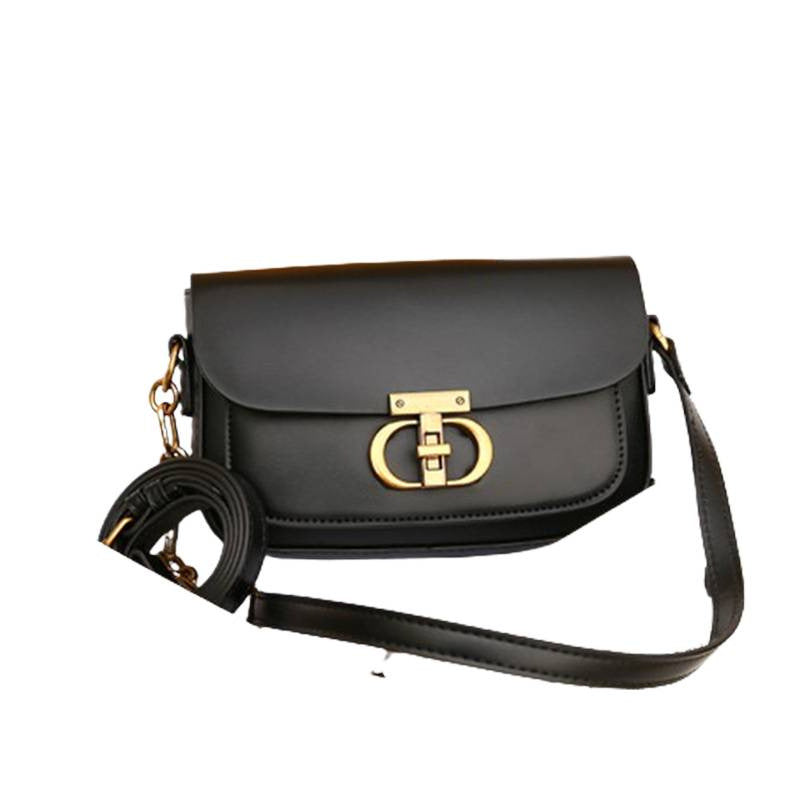Women's Solid Color Fashion Textured Retro Popular Chain Shoulder Bags