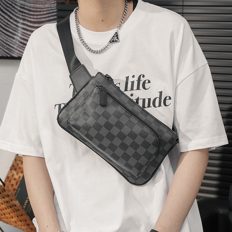 Charming Men's Mobile Korean Style Trendy Men's Chest Bags