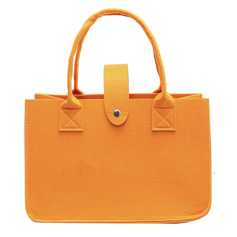 Clean Portable Felt Wedding Gift Commuting Handbags