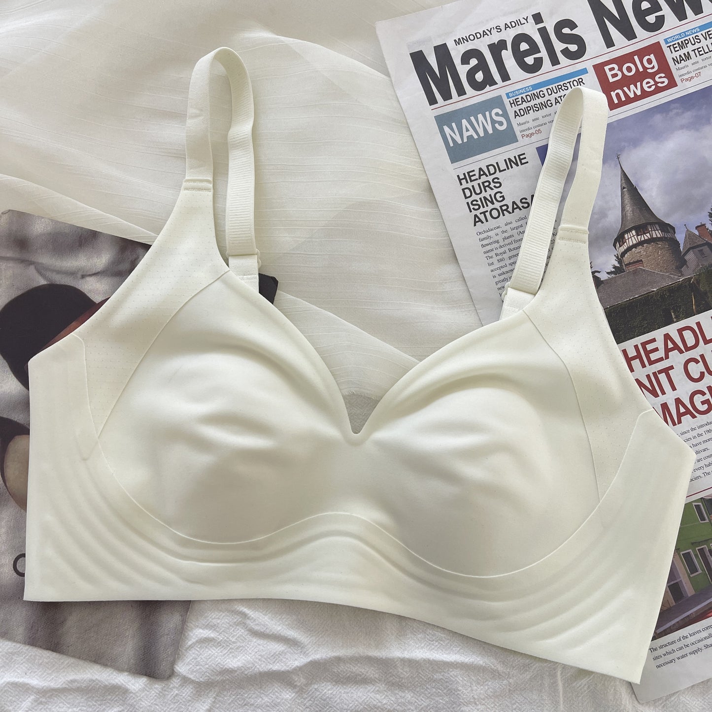 Women's Thin Big Breast Slimming Rabbit Mug Lingerie Sets