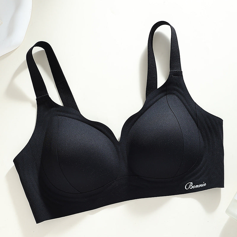 Women's Soft Support Seamless Breast Holding Underwear Big Chest Bras