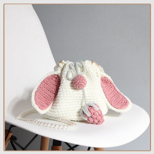 Hand-woven Wool Handmade Strawberry For Girlfriend Crossbody Bags