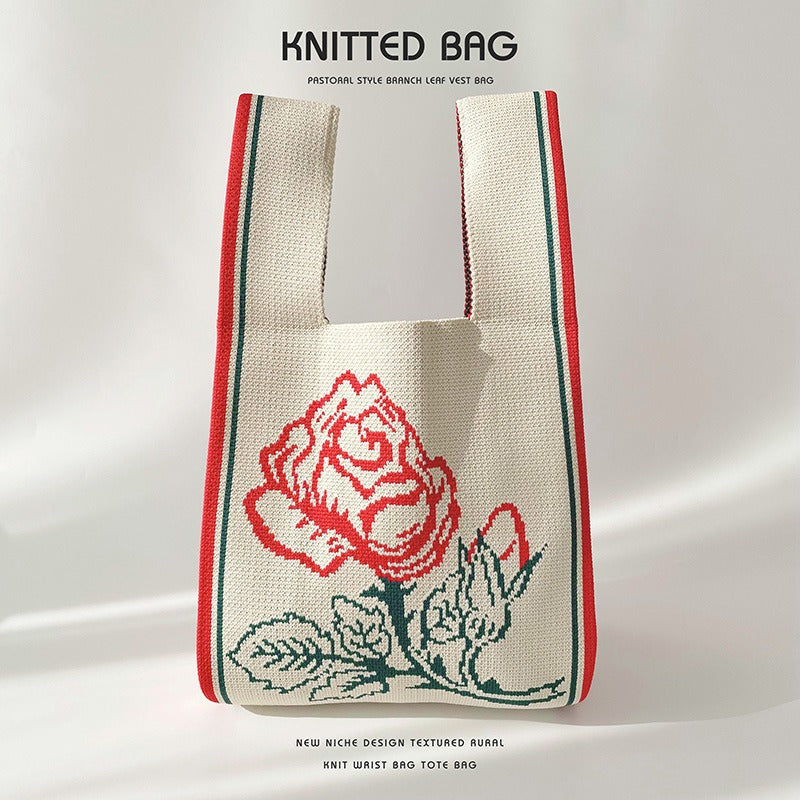 Series Knitted Versatile Large Capacity Commuter Holiday Bags