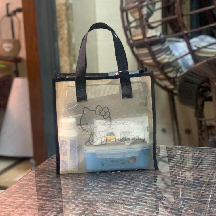 Classic New Mesh Portable Wash Mummy Cosmetic Bags