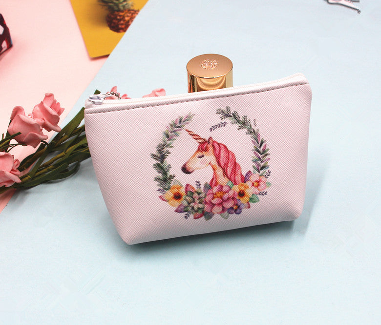 Women's & Children's & Cute Cartoon Unicorn Earphone Bags