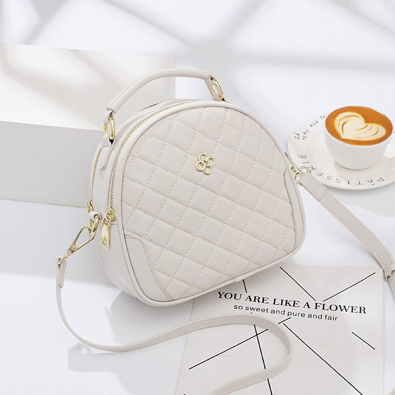 Women's Rhombus Round Advanced Texture Best Handbags