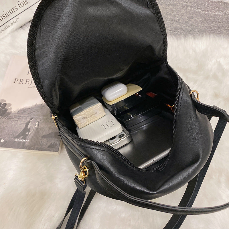 Elegant Women's Slouchy Rhombus Large Capacity Backpacks