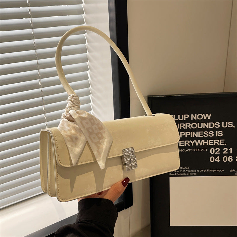 Women's Western Style Sier For French Minority Underarm Bags