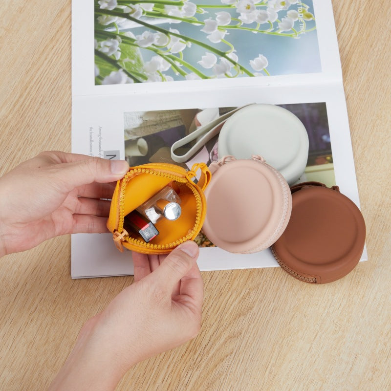 Innovative Adult Earphones Jewelry Simple Round Bags