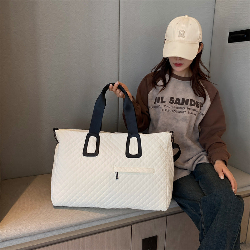 Women's Capacity Fashion Korean Style Short Business Travel Bags