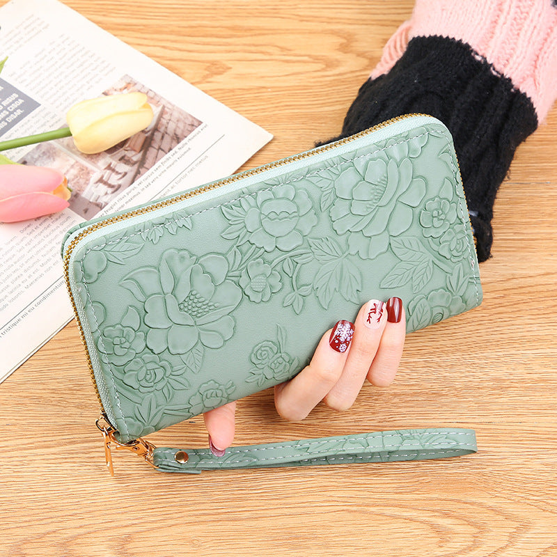 Women's Long High-grade Clutch Cute Zipper Cell Ladies Wallet