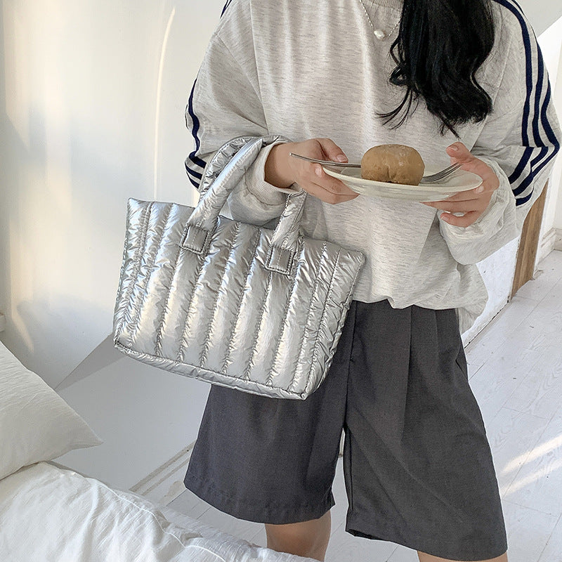 Women's Red Winter Fashionable High-grade Large Capacity Bags