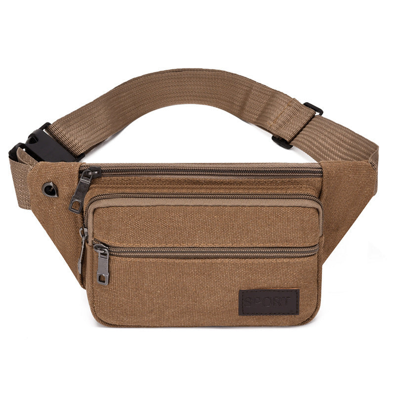 Women's & Men's & For Canvas Fashion Large Capacity Stall Construction Site Work Men's Waist Packs