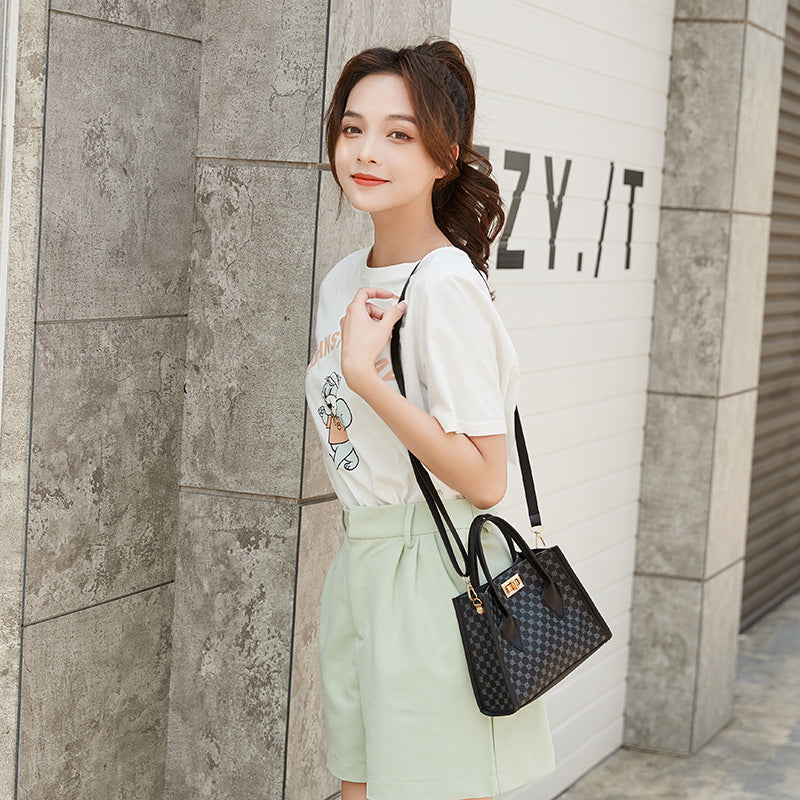 Luxury Fashion Circle Pattern Printed Single Women's Messenger Bag