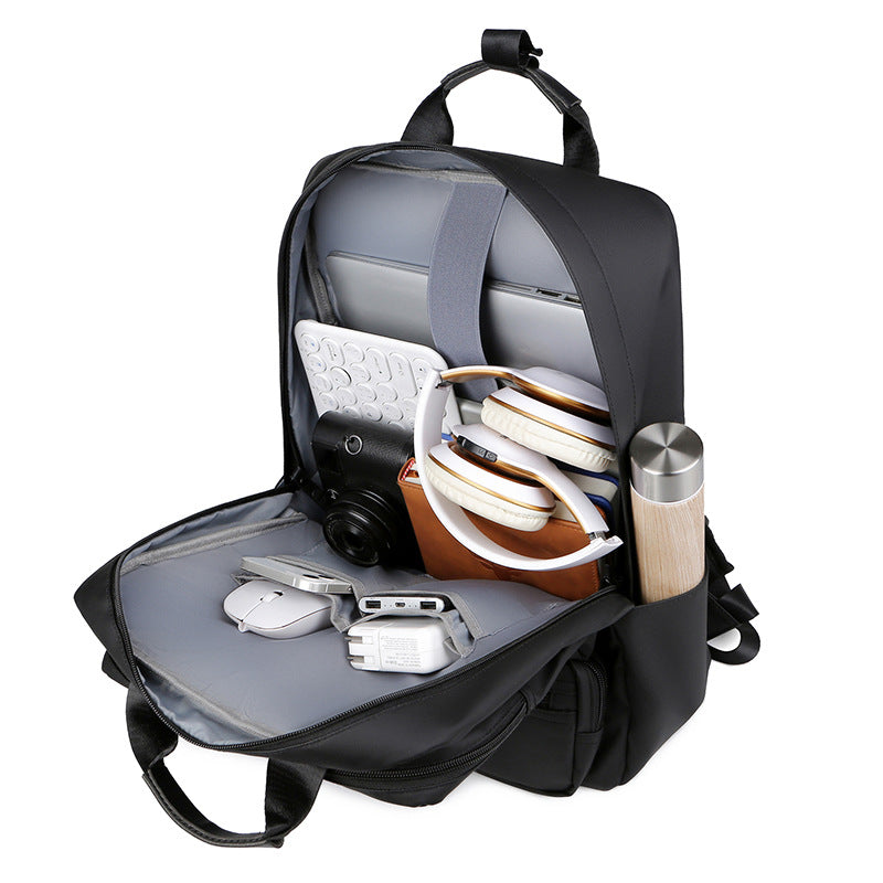 Men's Multifunctional Derm Computer Black College Style Backpacks