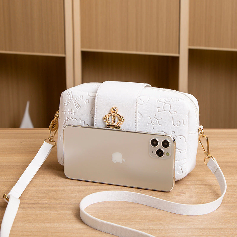 Classy Embossed Quantity Discount Korean Style Bags