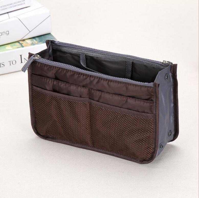 Medium Large Portable Double Zipper Wash Organizing Storage Makeup Bag