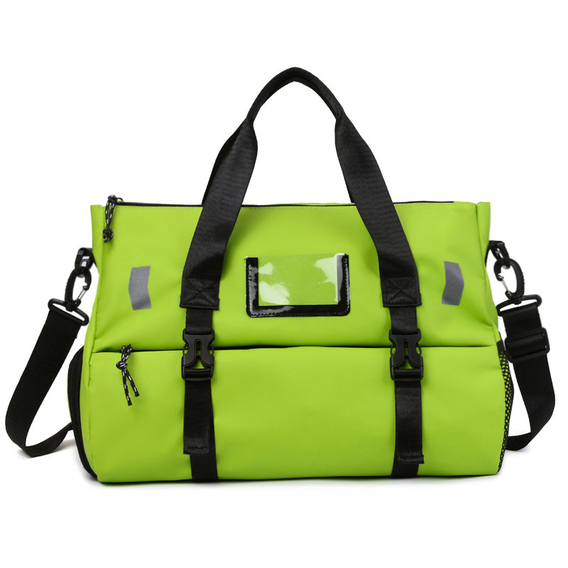 Coated Oxford Cloth Workout Portable Dry Wet Separation Travel Bags