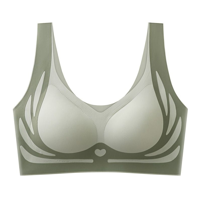 Fixed Cup Pull-up Push-up Small Breast Bras