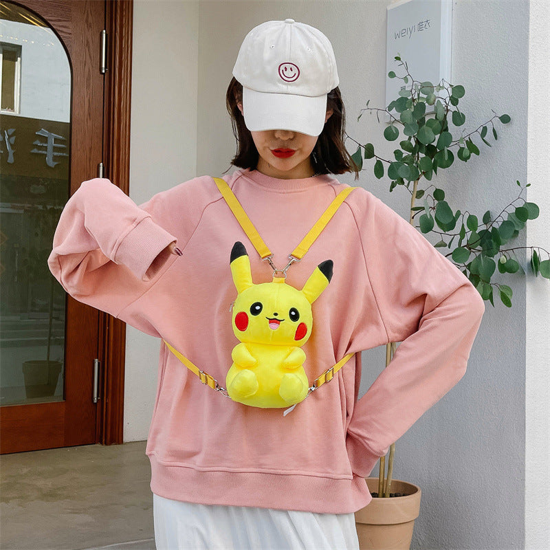 Little Plush Cute Trendy Anime Funny Backpacks