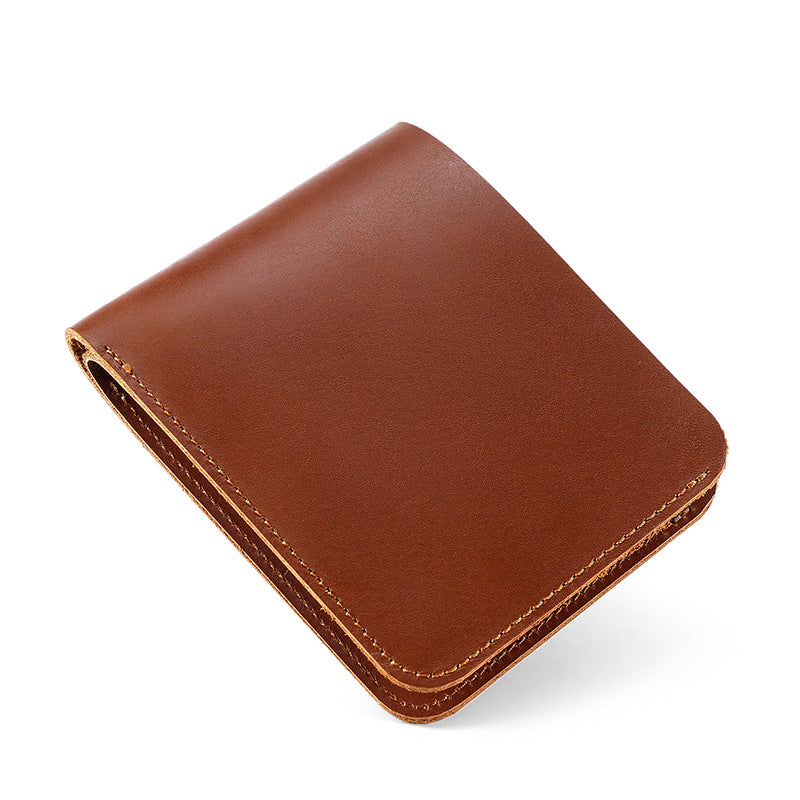 Men's Crazy Horse Leather Genuine Horizontal Dollar Men's Wallets