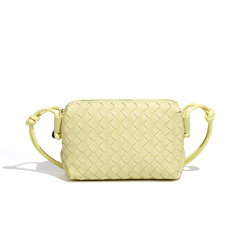 Women's Creative Hand Weaving Fashion Fashionable Boston Women's Messenger Bag
