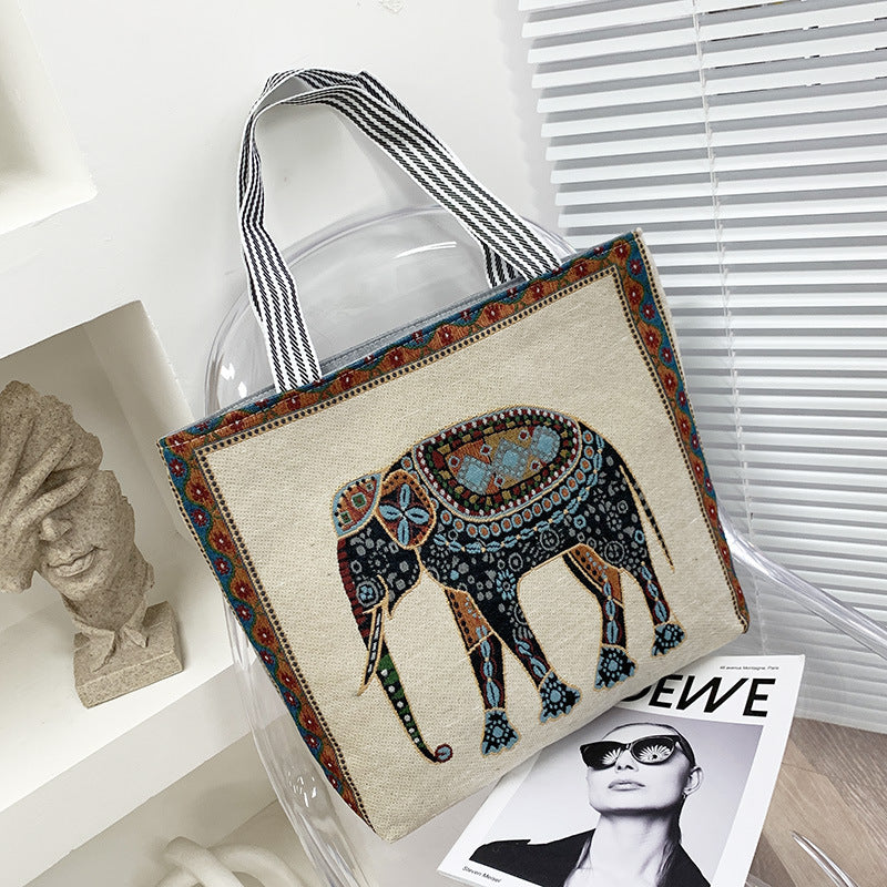 Cartoon Embroidered Leisure Big Owl Embroidery Bags