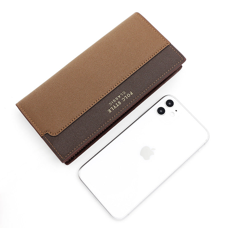 Men's Large Capacity Multiple Slots Two Colors Men's Wallets