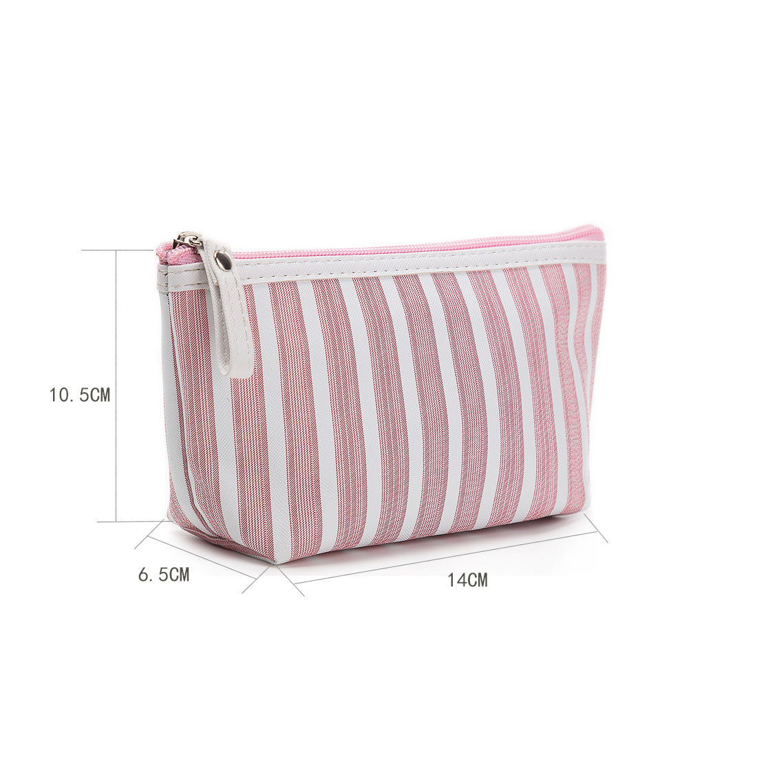 Style Wash Portable Storage Classic Striped Makeup Bag