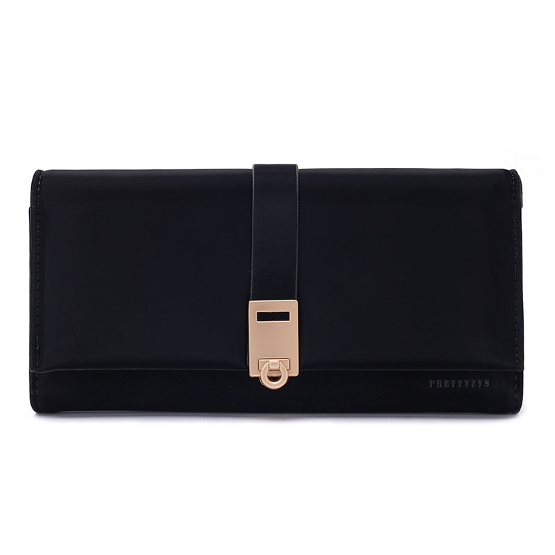 Women's Korean Simple Versatile Large Capacity Multiple Slots Ladies Wallet