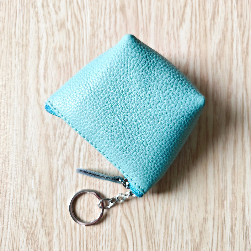First Layer Cowhide Creative Cow Leather Coin Purses