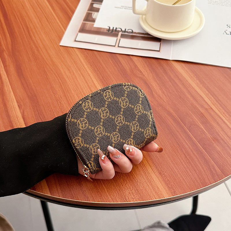 Durable Fashion Texture Semicircle Hand Holding Purses