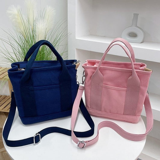 Capacity Style Canvas Outing Mummy Leisure Handbags