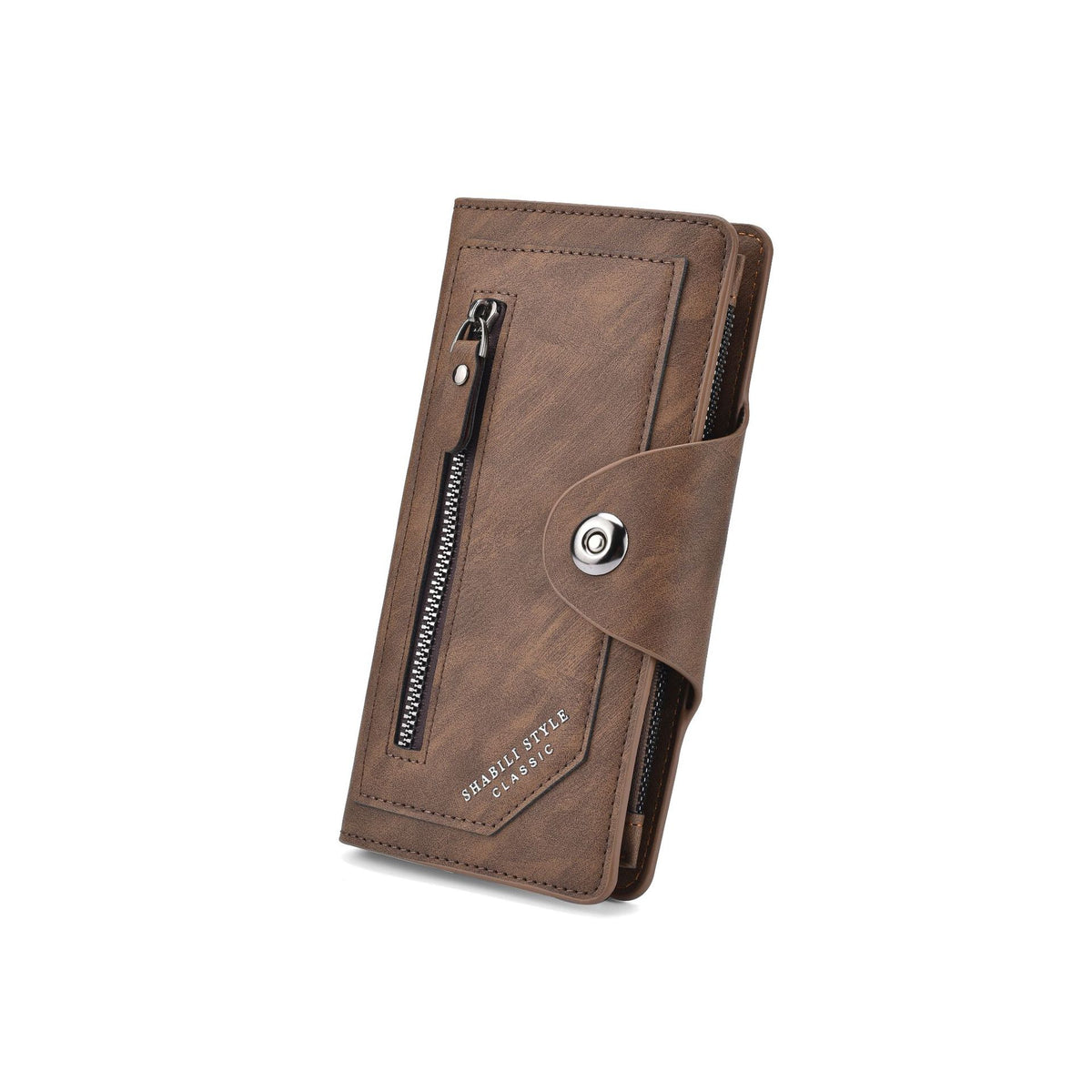 Men's Long Zipper Retro Clutch Large Capacity Card Holder
