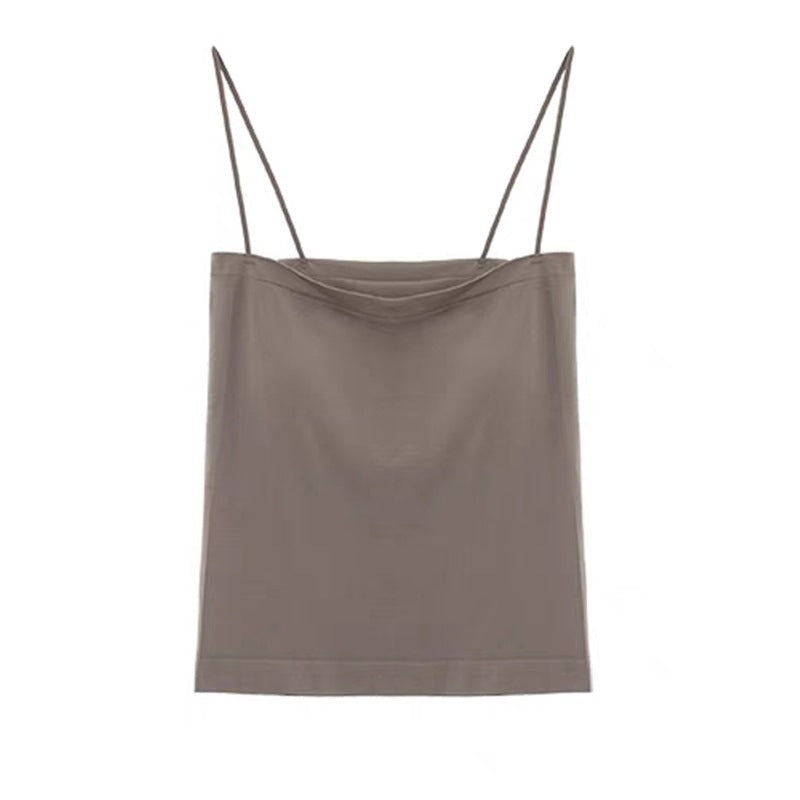 Camisole Ladies Belt Chest Pad Outerwear Tanks Camis
