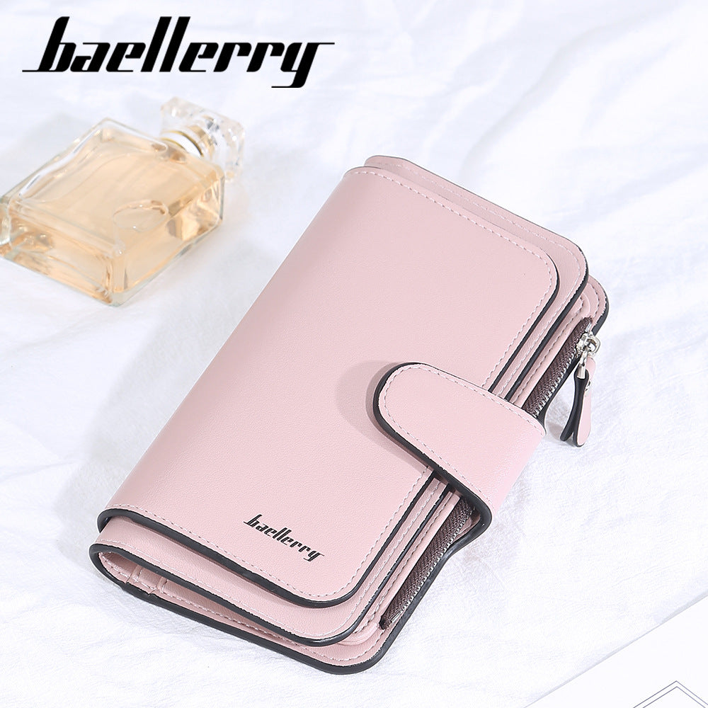 Women's Korean Style Multiple Slots Zipper Fashion Ladies Wallet