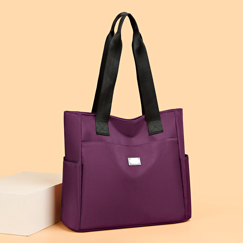 Women's Oxford Cloth Fashion Portable Large Capacity Shoulder Bags
