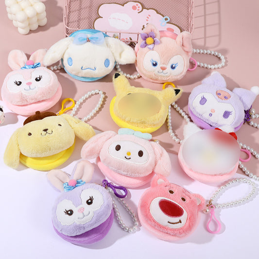 Children's Pendant Plush Creative Mini Clow Storage Coin Purses