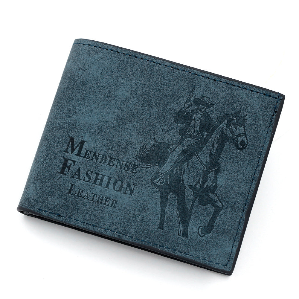Men's Creative Retro Hunter Short Open Men's Wallet