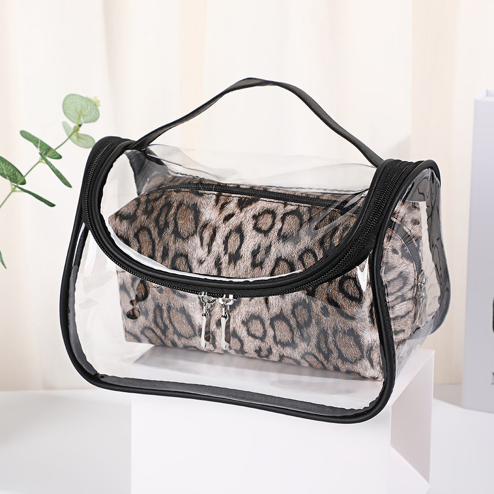 Portable Large Capacity Wash Stylish Versatile Makeup Bag