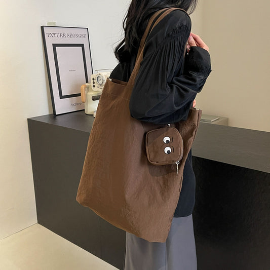 Personalized Monster Foldable Storage Embroidered Color Shoulder Bags
