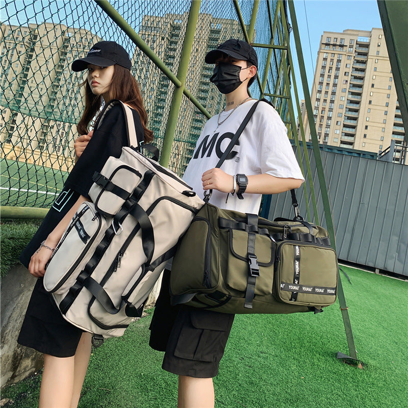 Men's Capacity Short Distance College Boarding Dry Travel Bags