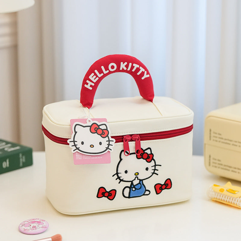 Cute Cartoon Portable Large Capacity Three-dimensional Cosmetics Bags